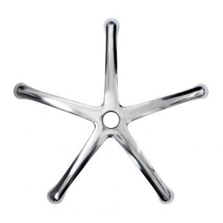 Base Pentapé Alumínio (700mm) para Cadeira de Cabeleireiro