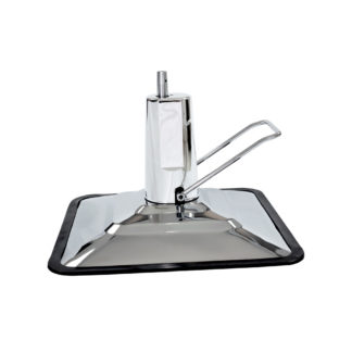 Conjunto M08 - Hidráulico Strock 140mm com Base Retangular Luxo (650mmX550mm) e Flange 14cm para Cadeira de Barbeiro