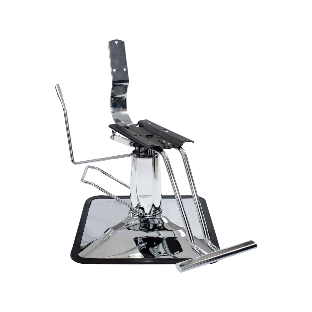 Conjunto M08 com Reclinagem 1.1 (Alavanca) - Hidráulico Strock com Base Quadrada (570x570mm2) e Reclinagem Lâmina curvada, Flange, Parapé, Mola a gás com Alavanca